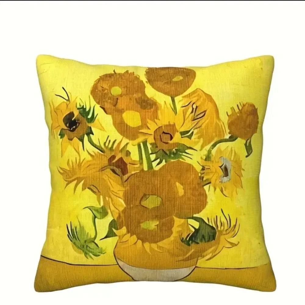Van Gogh Art Throw Pillow Covers Set